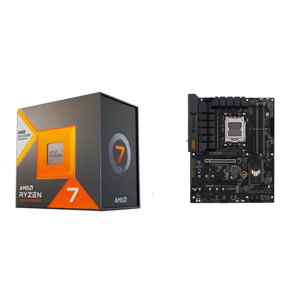 〈鈔省價〉R7 7800X3D+華碩 TUF GAMING B650-E WIFI ATX主機板